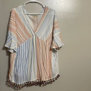 Oversized striped blouse !